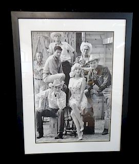 FRAMED PHOTOGRAPH; CAST & CREW OF "THE MISFITS" 