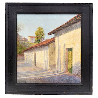 LUIS MAGOS ANAYA (MEXICO, 19TH-20TH CENTURY). FIRST HALF OF 20TH CENTURY. Oil on canvas. Signed. 18.8 x 17.7 in