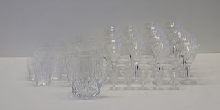 Waterford. Signed Cut Glass Stems Grouping To Inc.