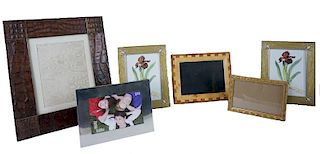(6) Six assorted picture frames