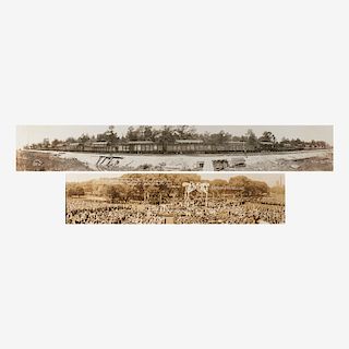TWO EARLY 20TH C. PANORAMIC PHOTOGRAPHS