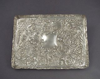Victorian Sterling Silver Dressing Table Tray