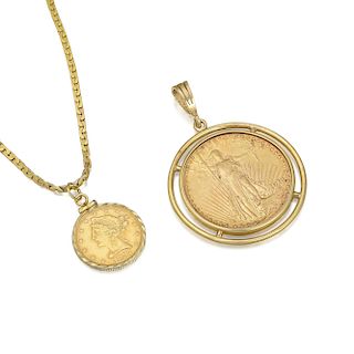 A Group of Coin Jewelry