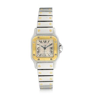 Cartier Ladies Santos Ref. 2423/ W20057C4 in 18K Yellow Gold and Stainless Steel