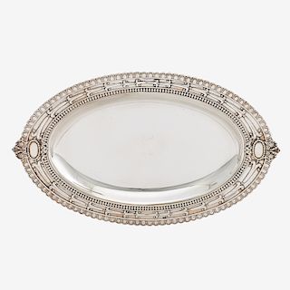 TIFFANY & CO. STERLING SILVER BREAD BASKET FROM THE 1900 PARIS EXPOSITION