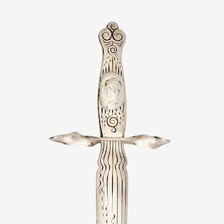THEODORE B. STARR STERLING SILVER LETTER OPENER