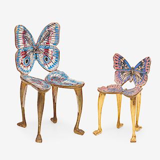 PEDRO FRIEDEBERG MINIATURE BUTTERFLY CHAIRS