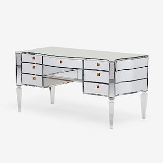 CONTEMPORARY MIRRORED DRESSING TABLE