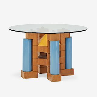 STYLE OF MICHAEL GRAVES DINING TABLE