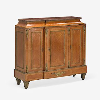 LOUIS XIV STYLE BRONZE MOUNTED SIDE CABINET