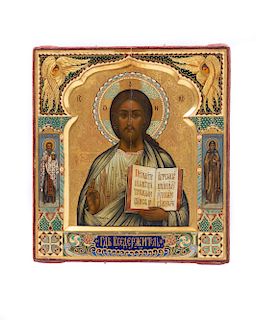 A Russian icon of Christ Pantokrator