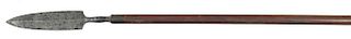 AMERICAN SPONTOON, CIRCA 1778 

Spontoon or “espontoon” of American-make, c. 1778, with 10 in. L x 1 ¾ in. W blade (clear of socket)...