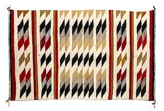 A Group of Three Navajo Weavings Largest: 63 1/4 x 33 1/2 inches.