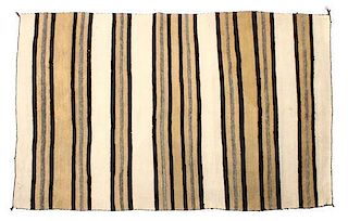 A Navajo Banded Rug 40 1/2 x 62 inches.