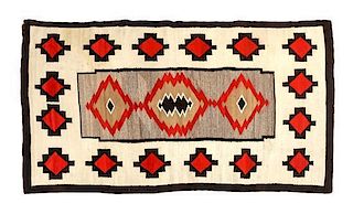 A Group of Three Navajo Rugs First: 83 1/2 x 50 inches