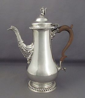 George III Sterling Silver Coffee Pot