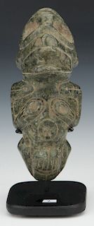 Taino (c. 1000-1500 CE) Fine Two Headed Pendant