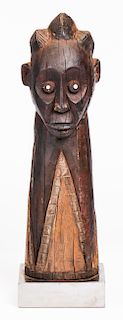 African Dinka Ancestor Head, Sudan