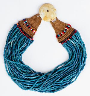 Blue Naga Necklace, Early/Mid 20th C. 