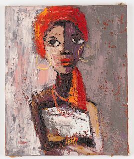 Rom Isichei (Nigerian, b. 1966) "Le Femme Afrique"