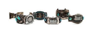 Six Southwestern Watch Bracelets