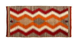 Six Navajo Weavings Largest: 44 x 21 1/2 inches.