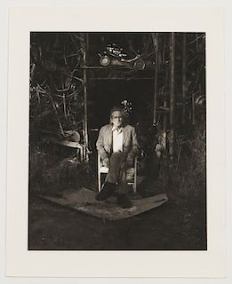 Andrew Eccles (20th c.) Photograph of Artist Howard Finster