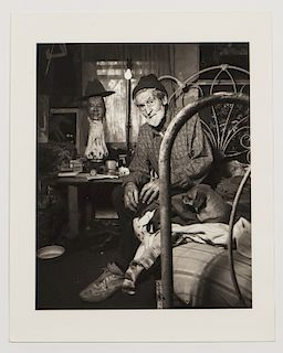 Andrew Eccles (20th c.) Photograph of  Artist Jon Serl 