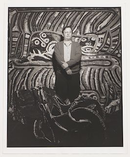 Andrew Eccles (20th c.) Photograph of an Artist