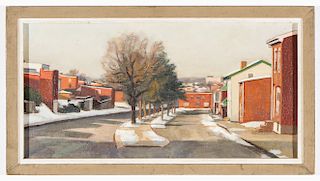 Giovanni Martino (American, 1908-1997) "Airy Street"