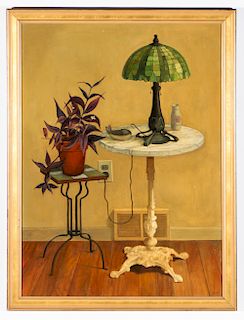 Eva Marinelli Martino (American, b. 1929) "Two Tables"
