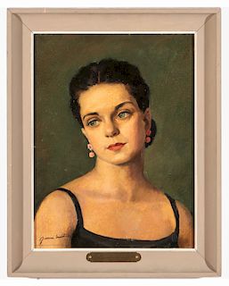 Giovanni Martino (American, 1908-1997) "Portrait of Eva"