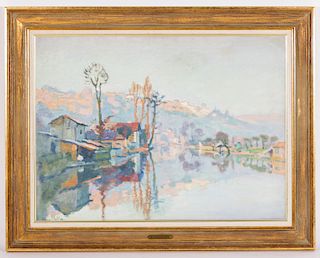 Henri Pailler (French, 1876-1954) "Vallees du Clain"