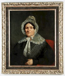 American School (Mid-19th Century) "Portrait of a Lady"