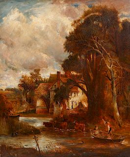 Follower of John Constable, Willie Lott's cottage