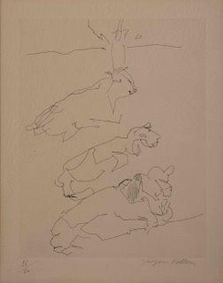 Jacques Villon  - Untitled (Cows)