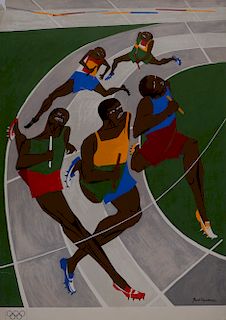 Jacob Lawrence - Untitled (Olympic Poster) 