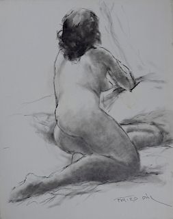 Pál Fried - Untitled (Nude, Black and White II) 