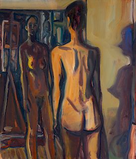 Steven Harvey - Standing Figure + Reflection (African Shadow)
