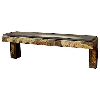 Paul Evans Brutalist Wall-Mounted Console Table