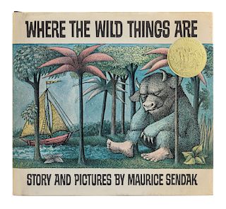 SENDAK, Maurice. Where the Wild Things Are. New York: Harper & Row, 1963. Early printing, SIGNED BY SENDAK.