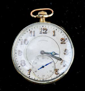 Illinois Springfield Co. Gold-Filled Pocket Watch