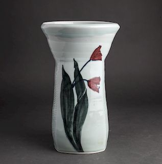 Mikkelsen & Pope "Mikpo" Tulip Pottery Vase