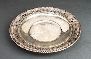 Gorham Sterling Silver Pierced Serving Plate