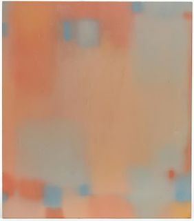 Julian Jackson Abstract Pastel Oil on Panel