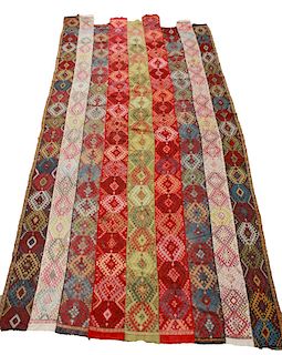 Turkish Kilim Rug, 8' x 16'