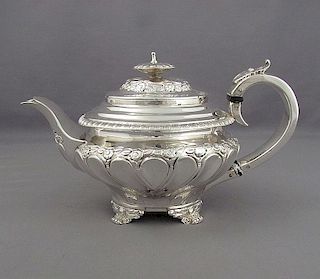 Small George IV Sterling Silver Teapot