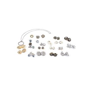 Collection of Costume Jewelry Including: Sixteen (