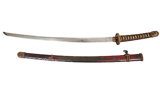 Minty Gunto Mounted Manchurian Railway Sword