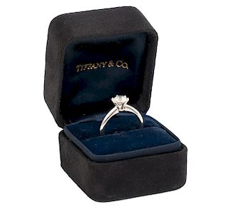 Tiffany & Co. Diamond .84ct Solitaire Ring